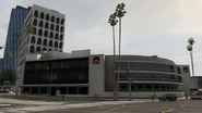 AKAN Records building, as seen from Dorset Drive.