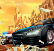 Artwork of 9F seen in GTA V's cover art.