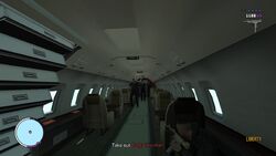 Luis takes out Bulgarin's men aboard his plane