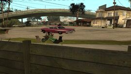 The Ballas reach Grove Street.