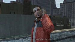 Bulgarin tells Luis to go up to a box and open it.