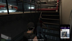 Locate Tony's head of security.