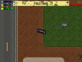 Arriving in Fruitbat and finding a Loony phone.