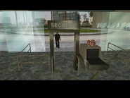 The VIP passenger entering the terminal at Escobar International Airport.