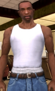 Carl Johnson, protagonist of GTA San Andreas.