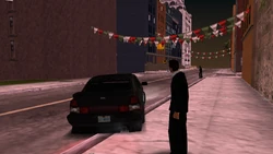 Toni's mother drives away.