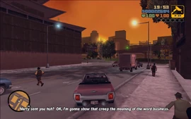 The lover says that he wants to see Marty too.