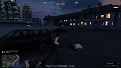 HoledUpBurton-GTAOe-SS8.png (1.44 MB) Escort Juan to Madrazo's house.