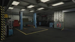 The repair garage.