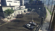 The impound lot at the Vespucci Police Station.