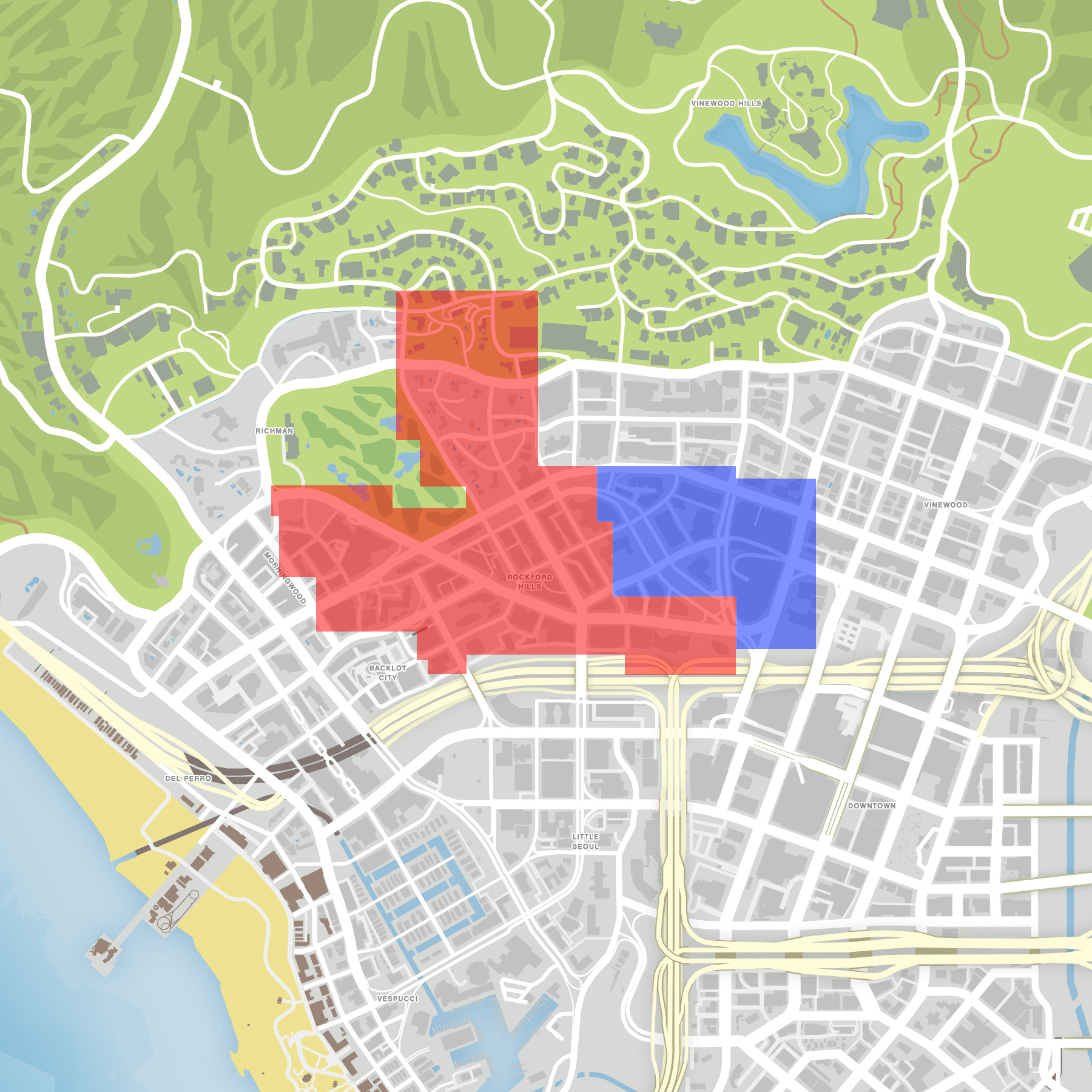 GTA V map in the 3D universe. : r/GTA