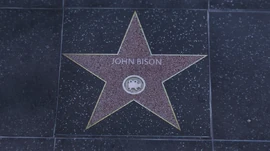 John Bison's star on the Vinewood Walk of Fame.