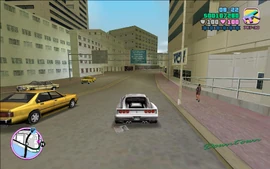 Tommy heading to a meeting spot in Downtown.