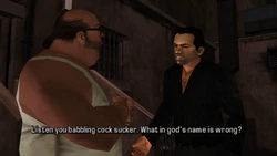 Toni demands that he explain the situation.