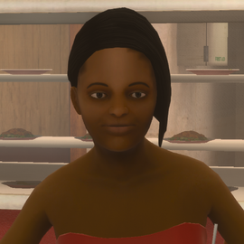 Barbara Schternvart in The Definitive Edition.