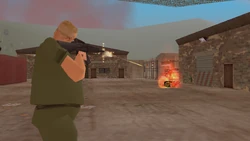 Phil Cassidy killing members of the Colombian Cartel.