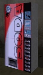 Vendingmachine-GTAIII-Portland.jpg (53 KB) Alternate variant of the vending machine at Portland's 8-Ball Autos in GTA III, with a partially overstretched frontage texture and a gray casing.