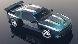 Another image for the aforesaid event, with the special "Full Futurism" livery.