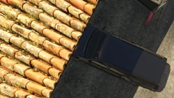 Arriving back at the apartment.