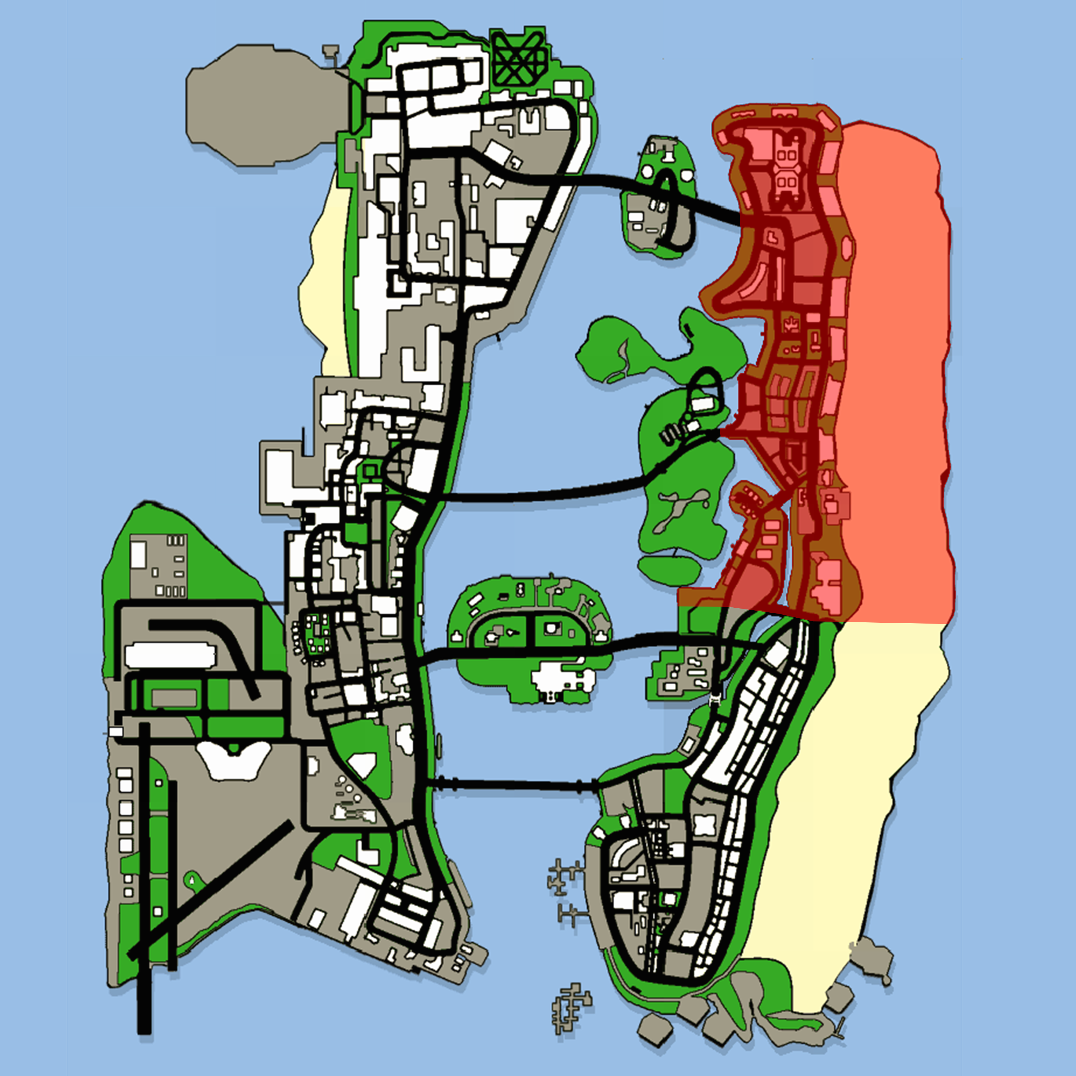 gta vice city map