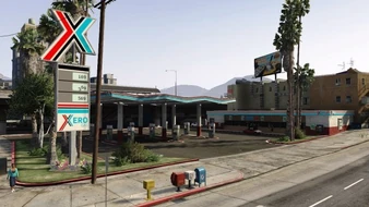  gas station in GTA V.