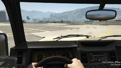 Driver's first-person view

