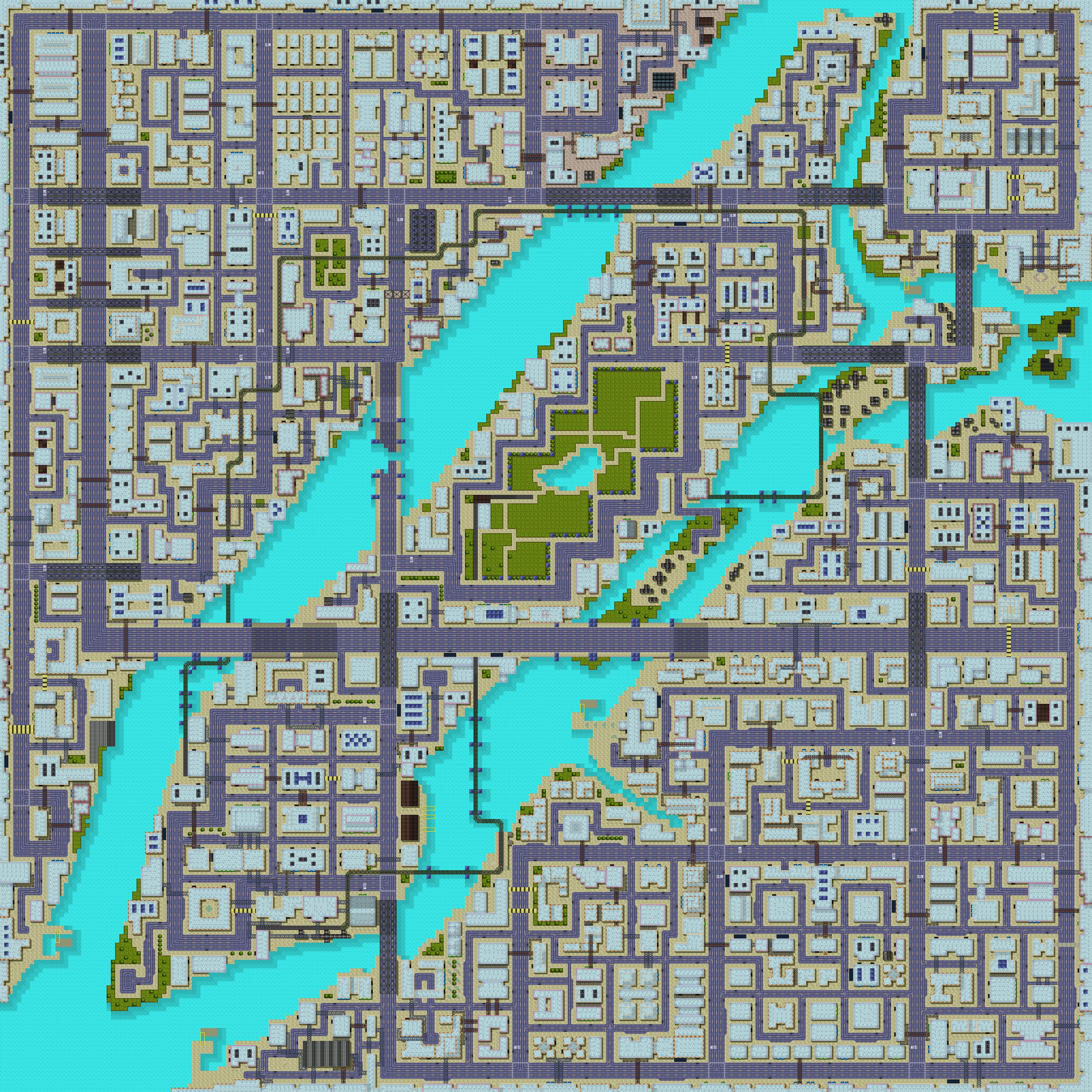 gta 1 map vice city