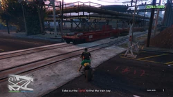 Take out the cartel to find the train key