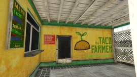 Rear entrance of the store in Harmony.