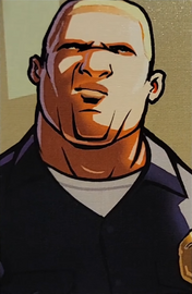 Artwork of Eddie Pulaski from the unreleased set of playing cards, using his early appearance.