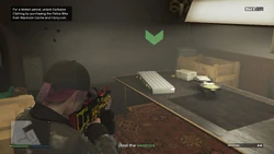 Found the second cache of weapons
