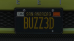 Custom Plate GTAO BUZZ3D