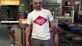 Homies Sharp T-shirt in GTA Online.