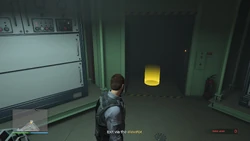 Exit via the elevator
