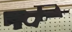The Assault SMG at Ammu-Nation.