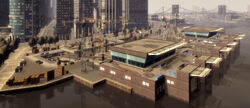 Yusuf Amir's construction site in northeast Castle Gardens, GTA IV.