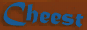 "Cheest" logo which is a parody of Chesty.