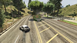 Continuing down the road