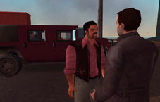 Miguel's appearance in the mobile version of Grand Theft Auto: Liberty City Stories. (Mission: Contra-Banned)