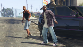 P and the Ballas helping The Families in South Central Leak.