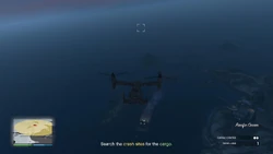 Search the crash sites for the cargo.