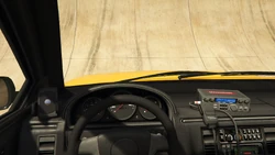 Driver's first-person view