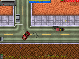 Bryson gives the protagonist 2 minutes to get to Atlantic Heights.