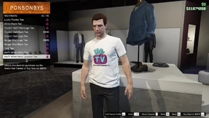 MeTV White Neon Leopard Tee