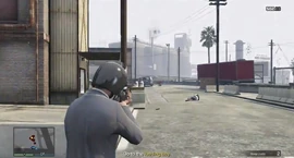 Taking out the enemies.