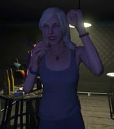 Lacey Jonas as she appears in the player's nightclub.