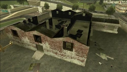 LocoSyndicateDrugsFactory-GTASA-Destroyed2.jpg (172 KB) The crack factory destroyed by Carl Johnson.