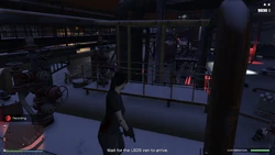 Wait for the LSDS van to arrive