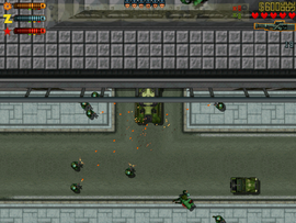 Delivering the Tank to the House Of Guns.