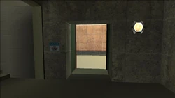 Entrance to the lobby in the third floor.